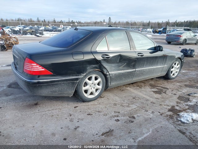 2001 Mercedes-benz S Class მანქანა იყიდება აუქციონზე, vin: WDB2200751A033423, აუქციონის ნომერი: 12538012
