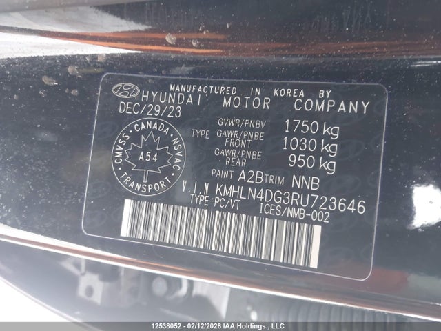 Hyundai Elantra Luxury 2024 KMHLN4DG3RU723646 Image 9