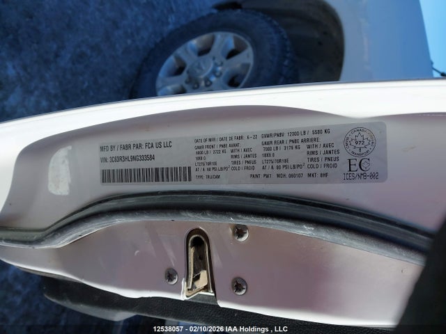 RAM 3500 Big Horn/lone Star 2022 3C63R3HL9NG333584 Image 9