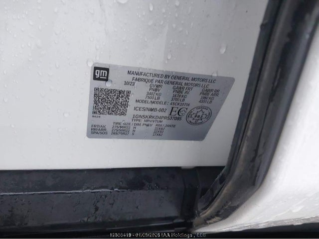 Chevrolet TAHOE RST 2023 1GNSKRKD4PR537085 Image 9
