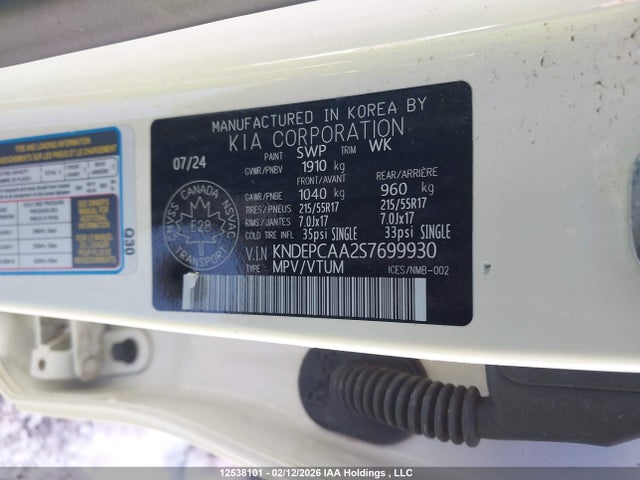 KNDEPCAA2S7699930 KIA Seltos Lx