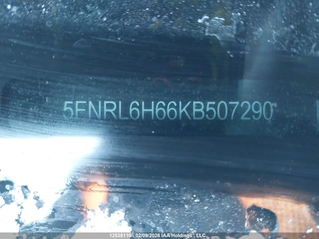 5FNRL6H66KB507290 Honda ODYSSEY EXL