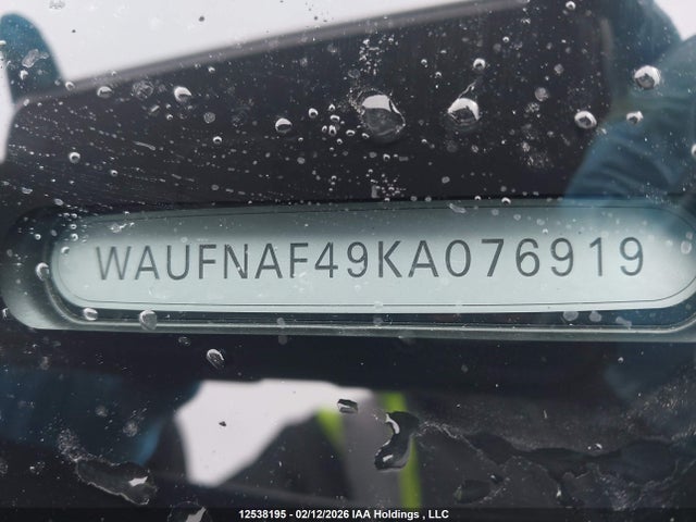 WAUFNAF49KA076919 Audi A4 Prestige
