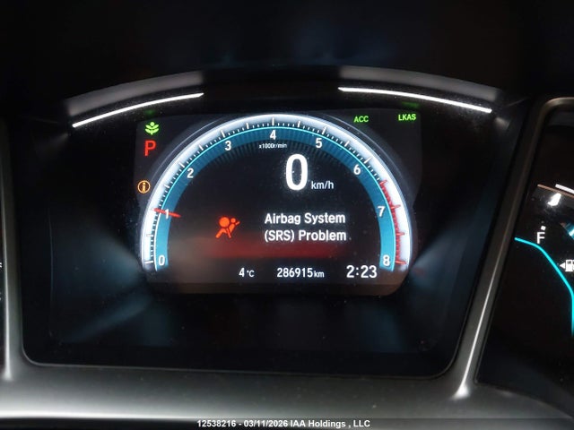 Продаж на аукціоні авто 2019 Honda Civic Touring, vin: 2HGFC1F94KH100809, номер лоту: 12538216