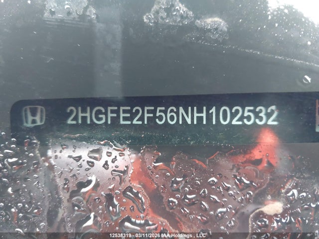 Продаж на аукціоні авто 2022 Honda Civic Sport, vin: 2HGFE2F56NH102532, номер лоту: 12538319