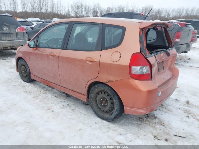 2008 Honda Fit Sport მანქანა იყიდება აუქციონზე, vin: JHMGD38648S813353, აუქციონის ნომერი: 12538358