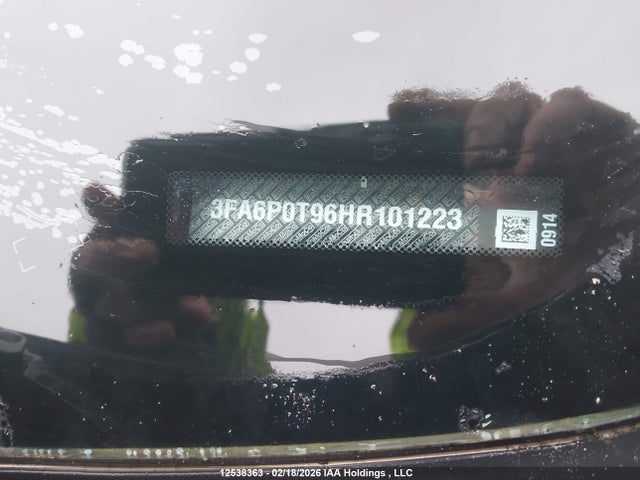 12538363 :رقم المزاد ، 3FA6P0T96HR101223 vin ، 2017 Ford Fusion Se مزاد بيع