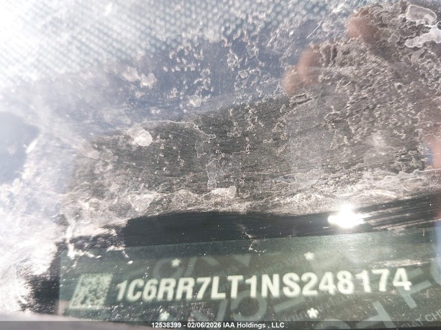Aukcja sprzedaży 2022 Ram 1500 Classic Slt, vin: 1C6RR7LT1NS248174, numer aukcji: 12538399