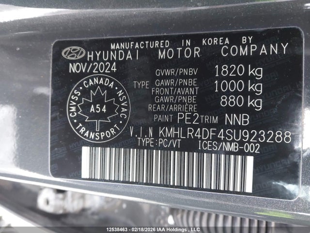 KMHLR4DF4SU923288 Hyundai Elantra