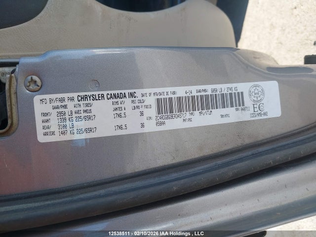 2C4RDGBG9ER345717 Dodge Grand Caravan Se