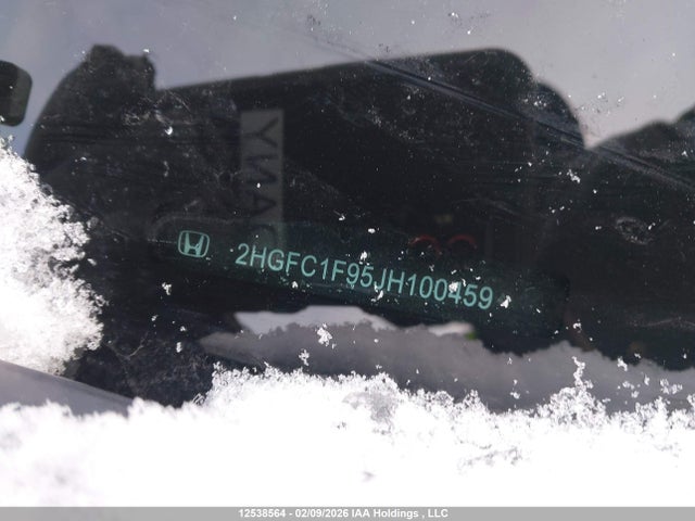 2HGFC1F95JH100459 Honda Civic Touring
