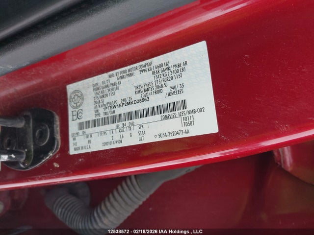 Aukcja sprzedaży 2021 Ford F-150, vin: 1FTEW1EP2MKD28563, numer aukcji: 12538572