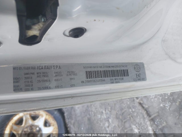 RAM Promaster City Tradesman Slt 2020 ZFBHRFDB2L6R91441 Image 9