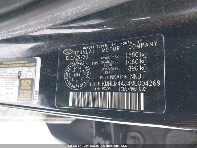 KMHLM4AJ4MU004269 Hyundai ELANTRA HYBRID