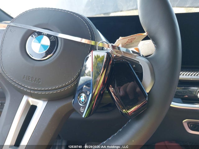 12538748 :رقم المزاد ، 5UX43EX02S9Y59700 vin ، 2025 Bmw X6 M60i Xdrive مزاد بيع