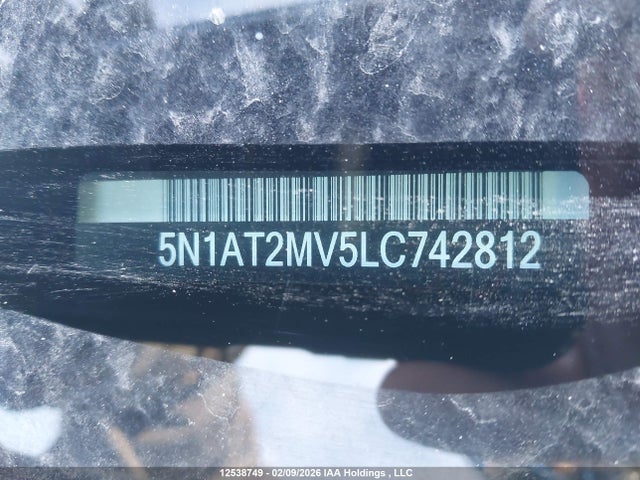 5N1AT2MV5LC742812 Nissan Rogue S/sl/sv
