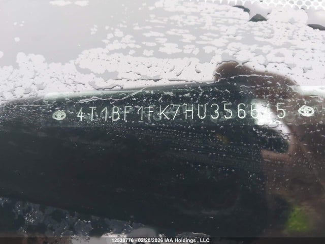 12538776 :رقم المزاد ، 4T1BF1FK7HU356645 vin ، 2017 Toyota Camry Xse مزاد بيع