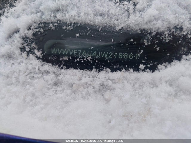 WVWVF7AU4JW218861 Volkswagen Golf R 2.0 Tsi