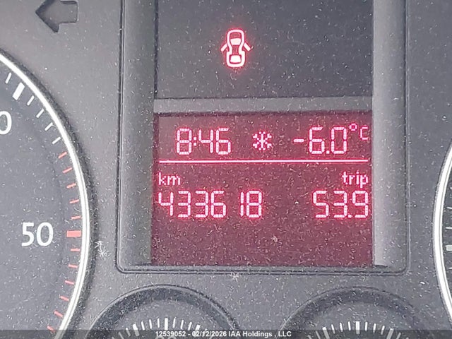 12539052 :رقم المزاد ، 3VWDT81K46M725112 vin ، 2006 Volkswagen Jetta Tdi Option Package 2 مزاد بيع