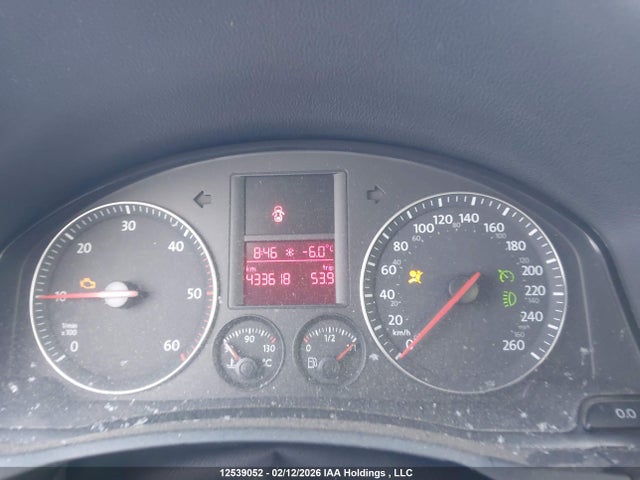 12539052 :رقم المزاد ، 3VWDT81K46M725112 vin ، 2006 Volkswagen Jetta Tdi Option Package 2 مزاد بيع