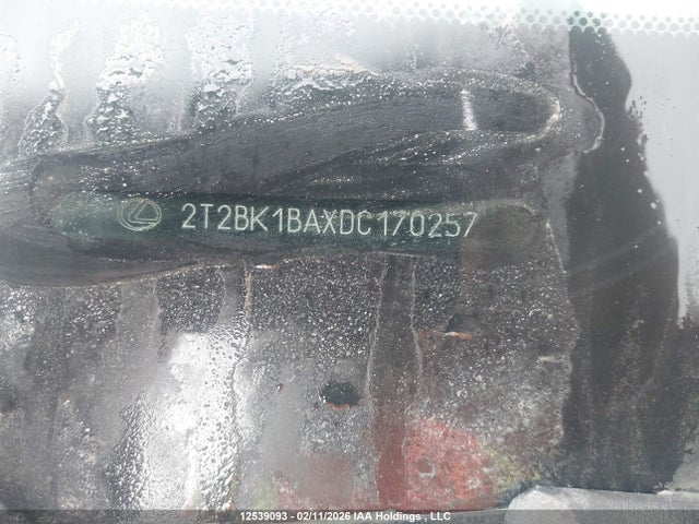 12539093 :رقم المزاد ، 2T2BK1BAXDC170257 vin ، 2013 Lexus Rx 350 F Sport مزاد بيع