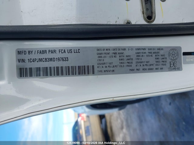 Jeep Cherokee North 2021 1C4PJMCB3MD197633 Image 18