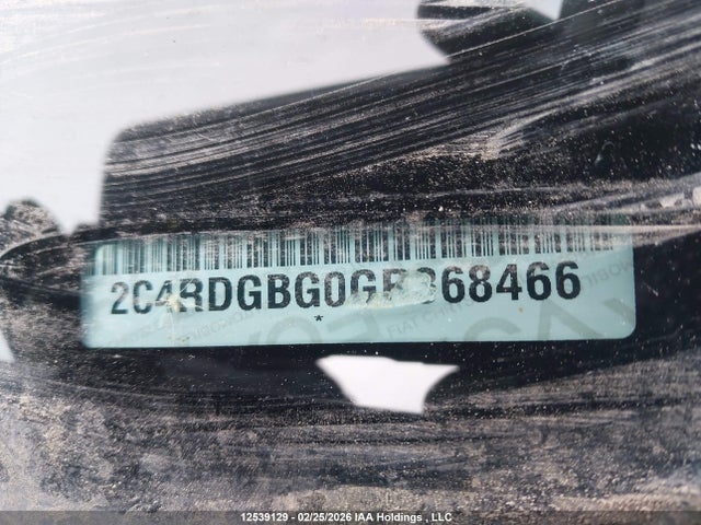 12539129 :رقم المزاد ، 2C4RDGBG0GR368466 vin ، 2016 Dodge Grand Caravan Se/sxt مزاد بيع