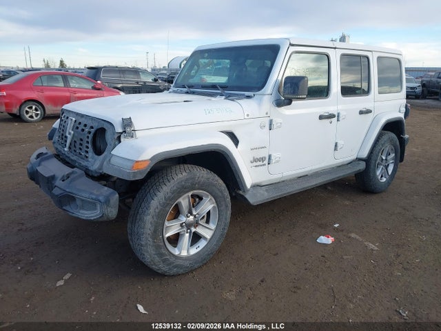 Продажа на аукционе авто 2021 Jeep Wrangler Unlimited Sahara, vin: 1C4HJXEN1MW570203, номер лота: 12539132