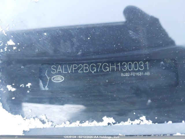SALVP2BG7GH130031 Land Rover Range Rover Evoque Se