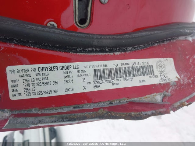 Продаж на аукціоні авто 2014 Dodge Journey Sxt, vin: 3C4PDCCG1ET260527, номер лоту: 12539220