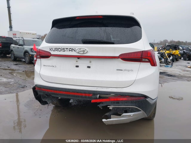 2022 Hyundai Santa Fe Luxury Plug-in Hybrid Awd მანქანა იყიდება აუქციონზე, vin: KM8S7DA29NU060124, აუქციონის ნომერი: 12539283