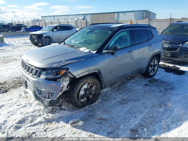 2018 Jeep Compass Limited მანქანა იყიდება აუქციონზე, vin: 3C4NJDCB7JT417255, აუქციონის ნომერი: 12539303