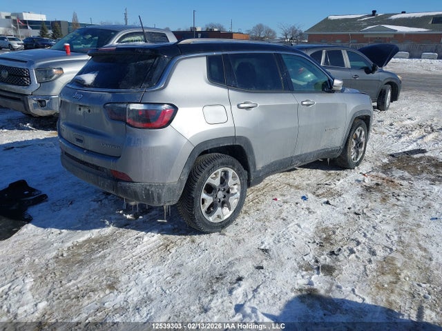 2018 Jeep Compass Limited მანქანა იყიდება აუქციონზე, vin: 3C4NJDCB7JT417255, აუქციონის ნომერი: 12539303
