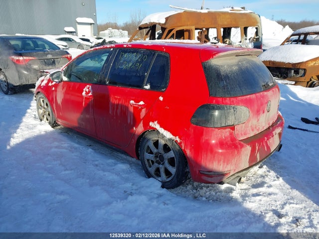 2012 Volkswagen Golf Gti მანქანა იყიდება აუქციონზე, vin: WVWGV7AJ6CW308291, აუქციონის ნომერი: 12539320