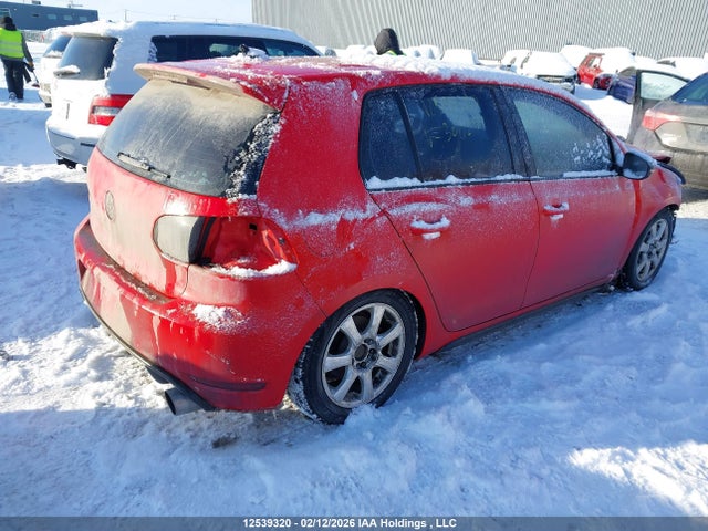 2012 Volkswagen Golf Gti მანქანა იყიდება აუქციონზე, vin: WVWGV7AJ6CW308291, აუქციონის ნომერი: 12539320