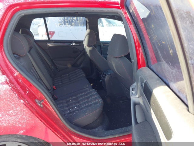 2012 Volkswagen Golf Gti მანქანა იყიდება აუქციონზე, vin: WVWGV7AJ6CW308291, აუქციონის ნომერი: 12539320