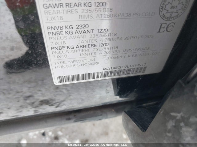 WA1AECF37L1014317 Audi Q3 45 Komfort