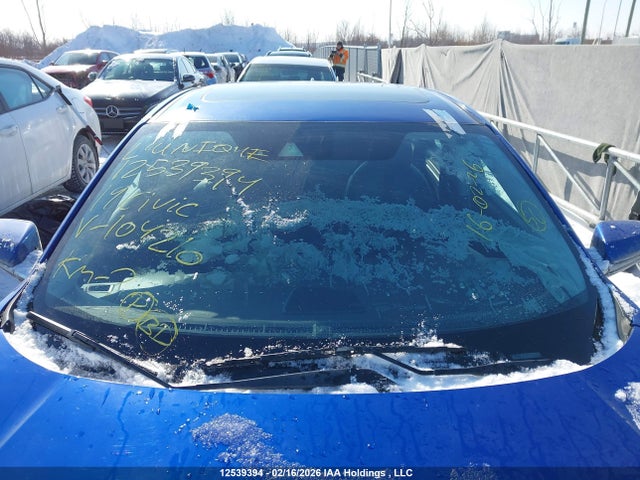 Продажа на аукционе авто 2019 Honda Civic Touring, vin: 2HGFC1F97KH104210, номер лота: 12539394