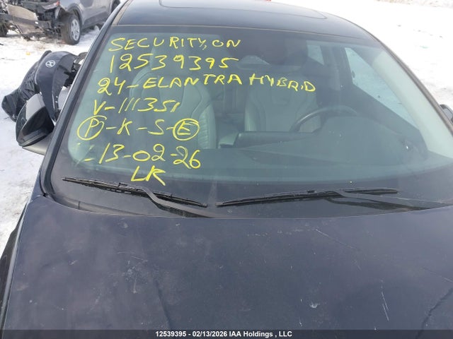 KMHLN4DJ9RU111351 Hyundai Elantra Hybrid Luxury W/two-tone Interior
