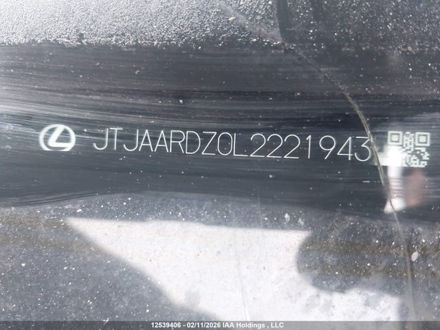 JTJAARDZ0L2221943 Lexus NX 300