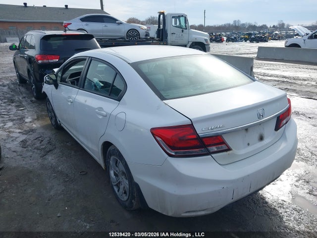 Aukcja sprzedaży 2013 Honda Civic Lx, vin: 2HGFB2F44DH107694, numer aukcji: 12539420