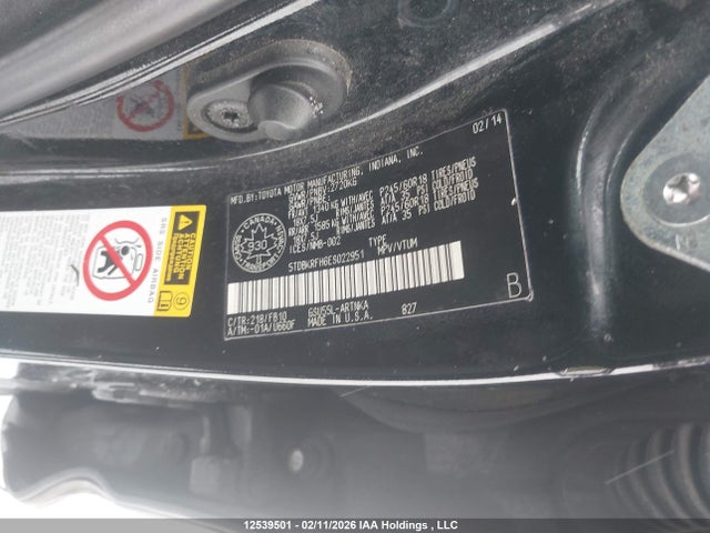 5TDBKRFH6ES022951 Toyota Highlander Le