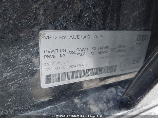 WAUKFCFL9FN043156 Audi A4 2.0t Technik Plus