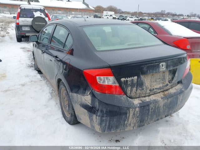 12539590 :رقم المزاد ، 2HGFB2F48CH118065 vin ، 2012 Honda Civic Lx مزاد بيع