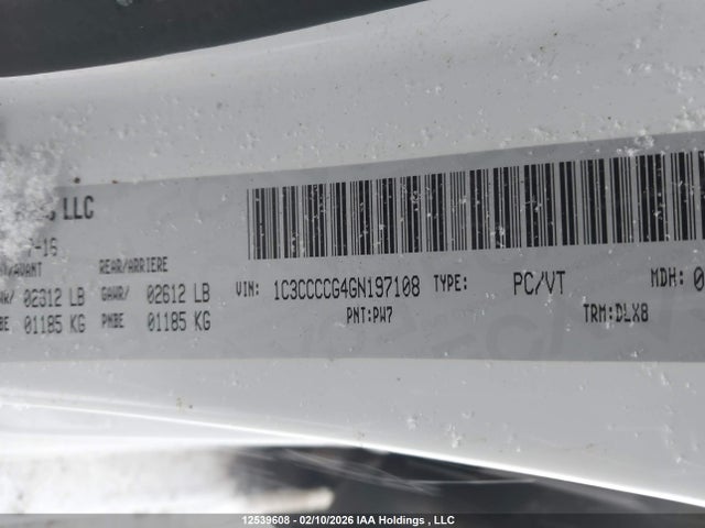 Chrysler 200 C 2016 1C3CCCCG4GN197108 Image 9