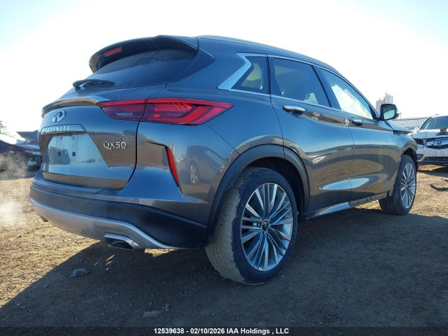 12539638 :رقم المزاد ، 3PCAJ5EB6SF110399 vin ، 2025 Infiniti Qx50 Sensory مزاد بيع