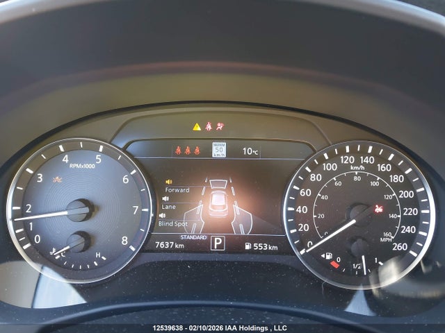 12539638 :رقم المزاد ، 3PCAJ5EB6SF110399 vin ، 2025 Infiniti Qx50 Sensory مزاد بيع