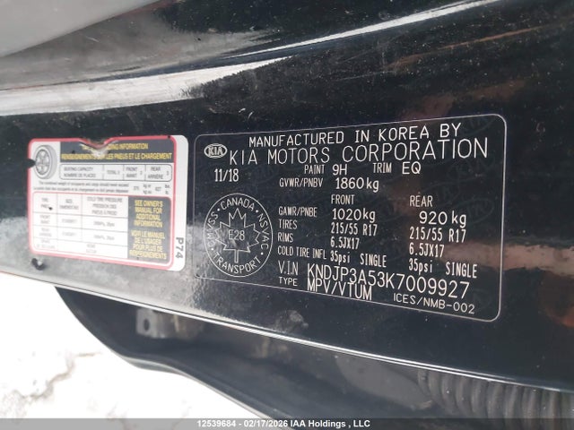 Aukcja sprzedaży 2019 Kia Soul Ex/ex Premium/ex Tech/ex+, vin: KNDJP3A53K7009927, numer aukcji: 12539684