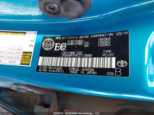 JTDKARFPXK3113888 Toyota Prius Prime Upgrade