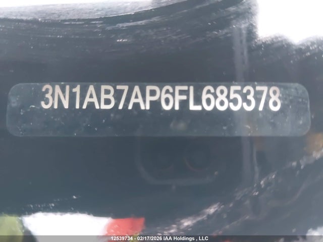 3N1AB7AP6FL685378 Nissan Sentra S/sv/sr/sl